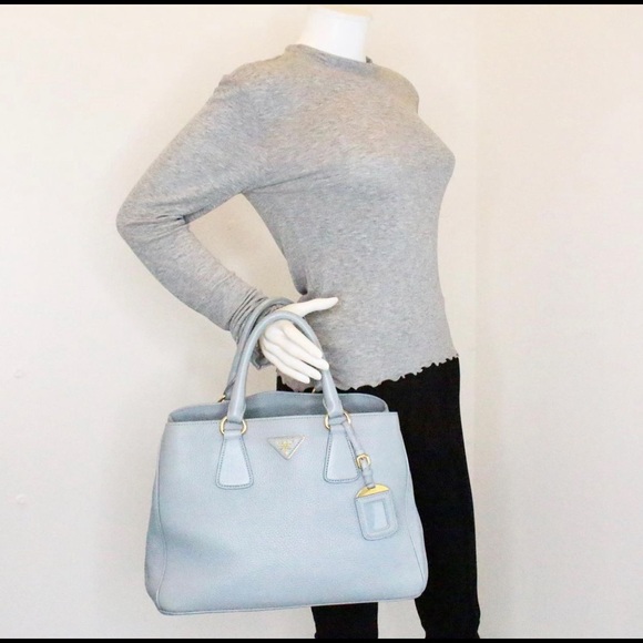 Blue Prada purse - Picture 1 of 10
